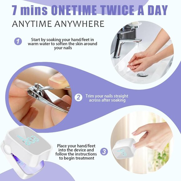 Nail Fungus Laser Treatment LED Light Device-Fungal Nail Treatment, - Picture 5 of 8